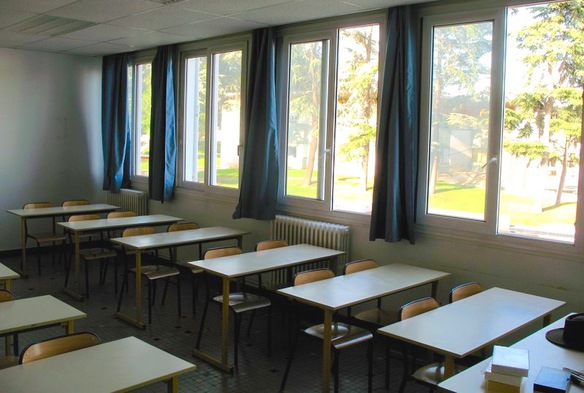 Salle de classe lycée